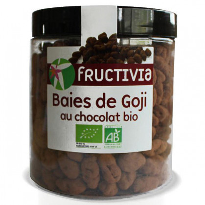 Baies de Goji au chocolat bio Pot 150 gr