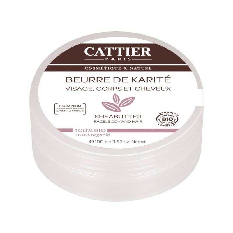 Beurre de Karité 100% Bio Cattier