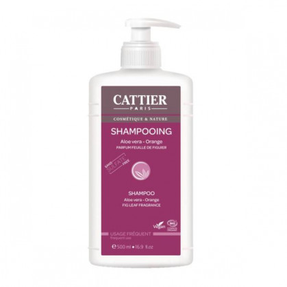 Shampoing usage fréquent sans sulfates 500ml Cattier