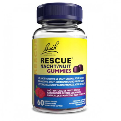 Rescue® Nuit Gummies Gout Fruits Rouges - Rescue