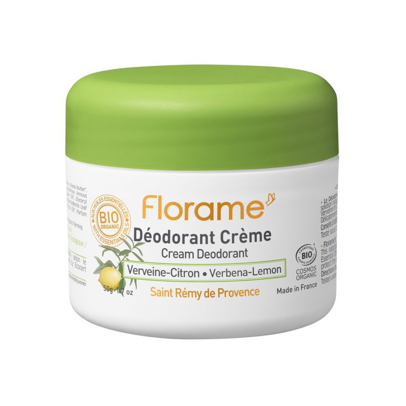 Déodorant crème Verveine Citron bio - Florame