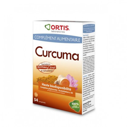 Curcuma 54 comprimés Ortis