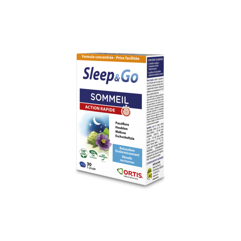 Sleep & Go 30 comprimés Ortis