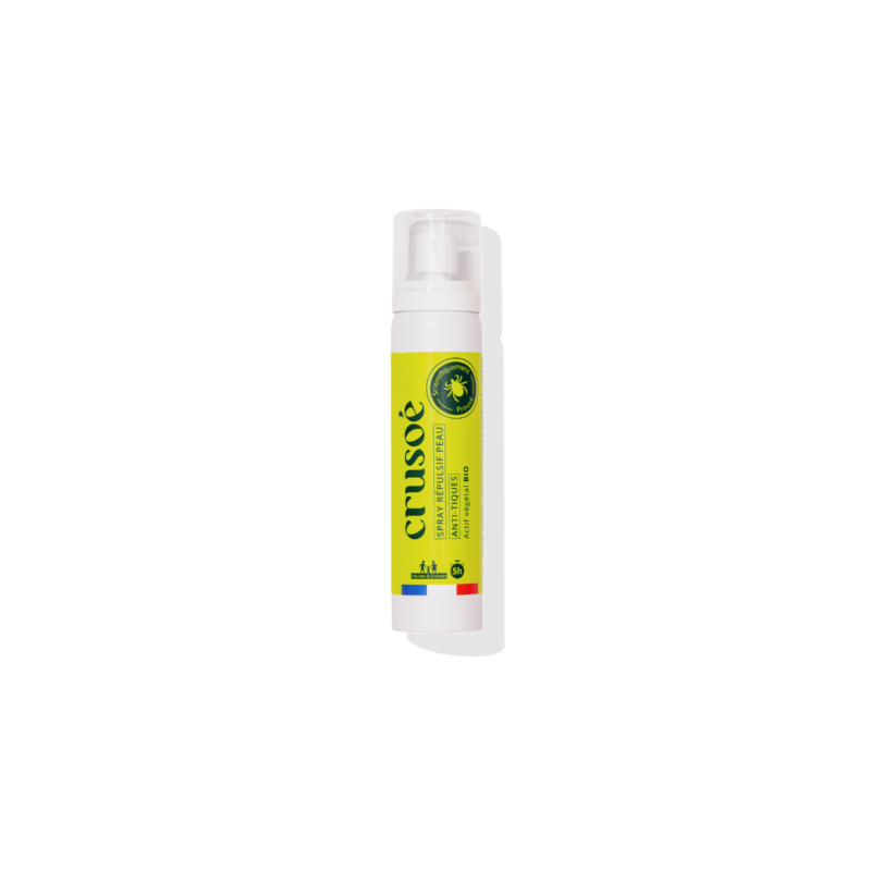 Spray anti-tiques peau bio - Crusoé