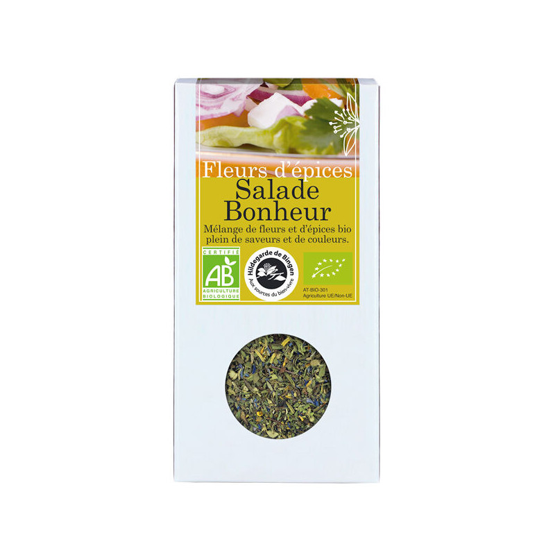 Fleurs d'épices Salade Bonheur BIO - Hildegarde de Bingen - 20g
