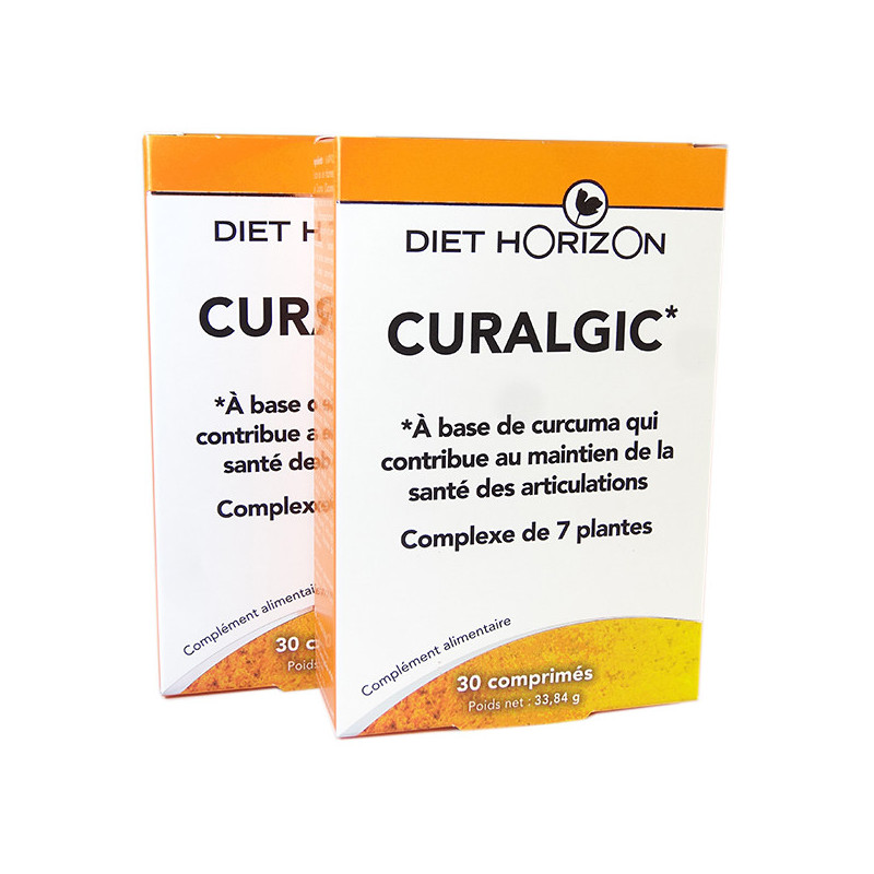 curcuma-curalgic lot 3 boites 30 comprimés