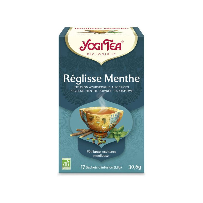 Réglisse menthe BIO 17 infusettes Yogi Tea