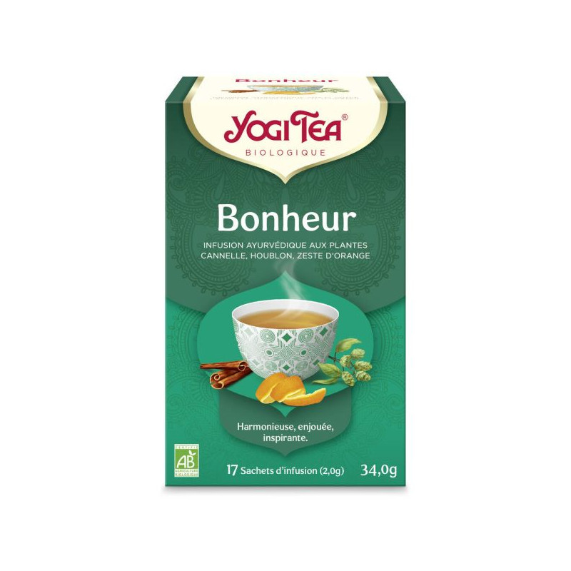 Bonheur BIO 17 infusettes Yogi Tea