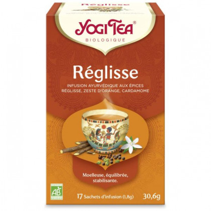 Réglisse BIO 17 infusettes Yogi Tea