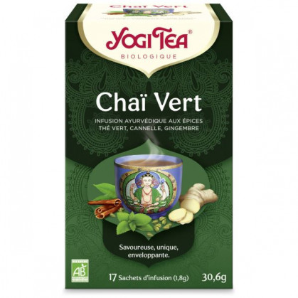 Chai vert BIO 17 infusettes Yogi Tea