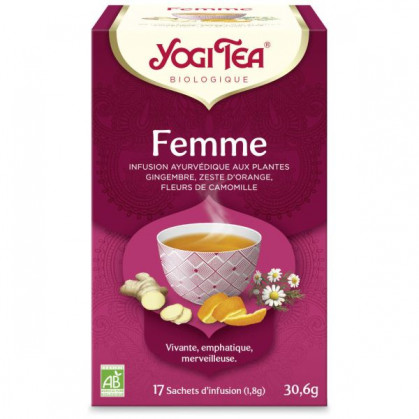 Femme BIO 17 infusettes Yogi Tea