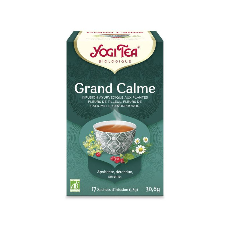 Grand calme BIO 17 infusettes Yogi Tea