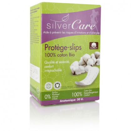 Protège-slips en coton Bio 30 protège-slips Silver Care