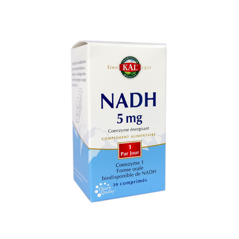 NADH Kal 5 mg 30 Comprimés