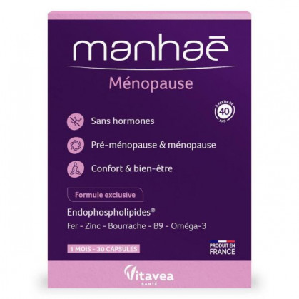 Manhaé_ménopause_30_gélules_vitavea