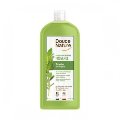 Shampoing douche Provence Verveine BIO 1L Douce Nature