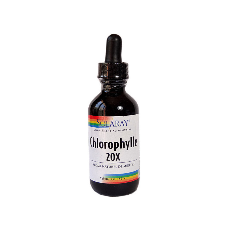 Chlorophylle 20X liquide Solaray 59 ml