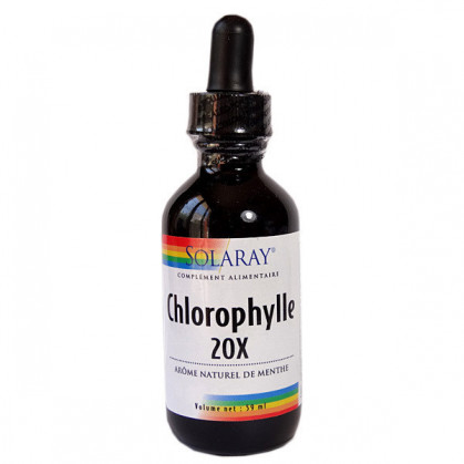 Chlorophylle 20X liquide Solaray 59 ml