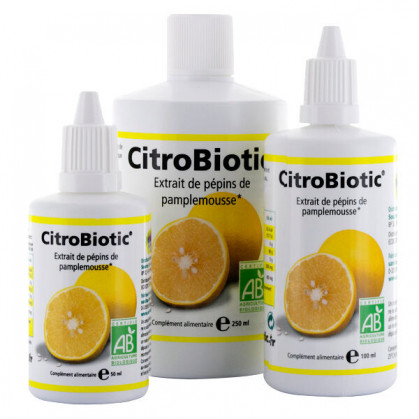 Citrobiotic Extrait de pépins de Pamplemouse bio