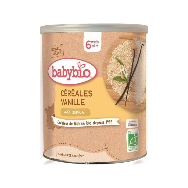 Céréales Vanille Bio - dès 6 mois 220g Babybio