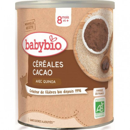 Céréales Cacao Bio - dès 8 mois 220g Babybio