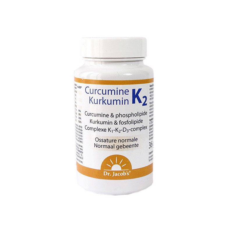 Curcumine K2 Dr Jacob's 60 gélules