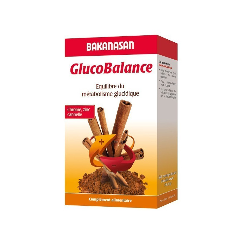 GlucoBalance Bakanasan 30 Comprimés