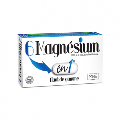 6 Magnésium en 1 60 comprimés MBE