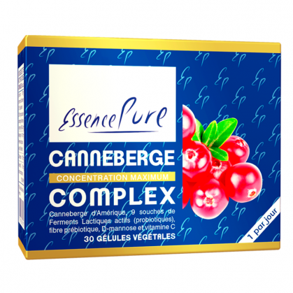 Canneberge D-Mannose 30 gélules Essence Pure