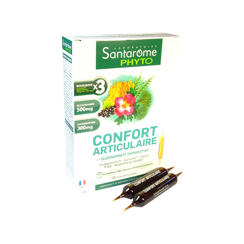 Arthroitine Confort Articulaire santarome Ampoules 20 ampoules de 10ml