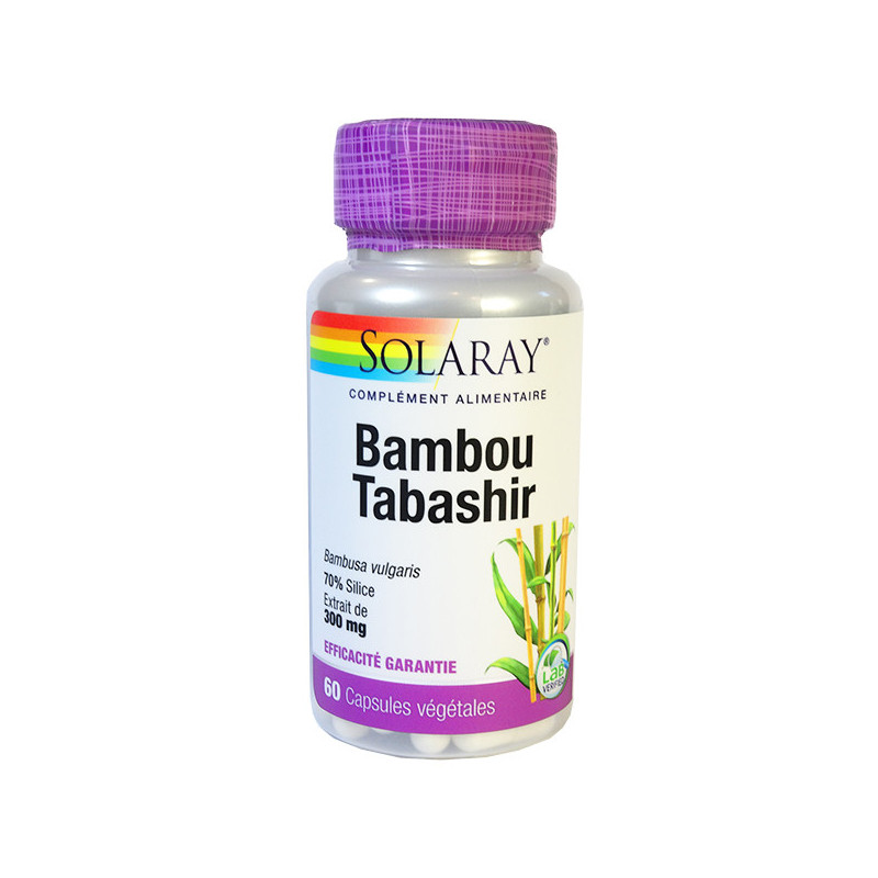 Bambou Tabashir Solaray 60 capsules