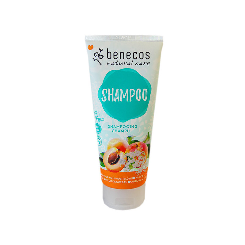 Benecos Shampooing Abricot & Sureau Bio 200 ml 1 Tube 200 ml