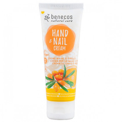 Benecos Crème mains et ongles Argousier & Orange 1 Tube 75 ml