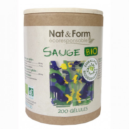 Sauge Bio Nat & Form 200 gélules 200 gélules
