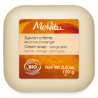 Savon crème Ecorce Orange Melvita Savon 100 gr