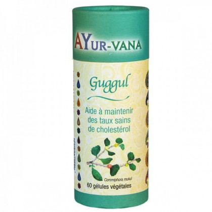 Guggul 60 gélules Ayur-Vana 60 gélules de 620 mg