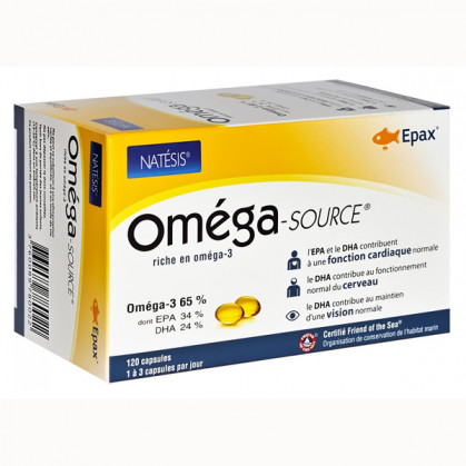 Omega Source Natésis 120 gélules 120 capsules