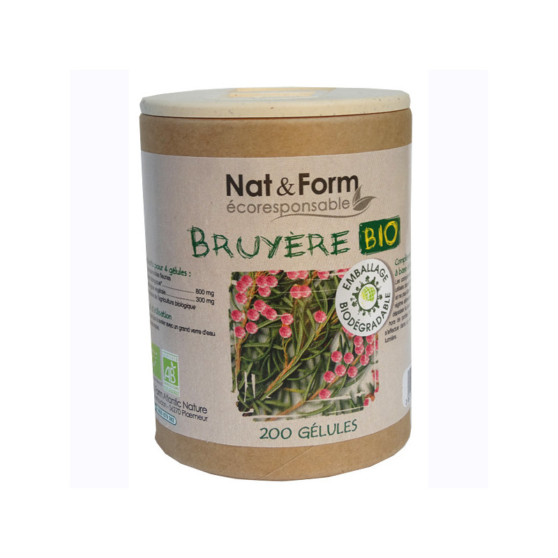Bruyère Bio 200 gélules Nat & Form 200 gélules