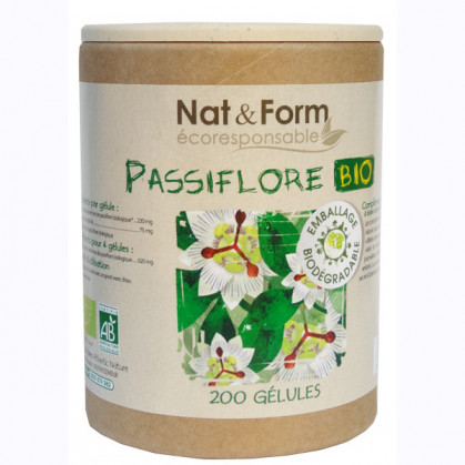 Passiflore Bio 200 gélules Nat & Form 200 gélules