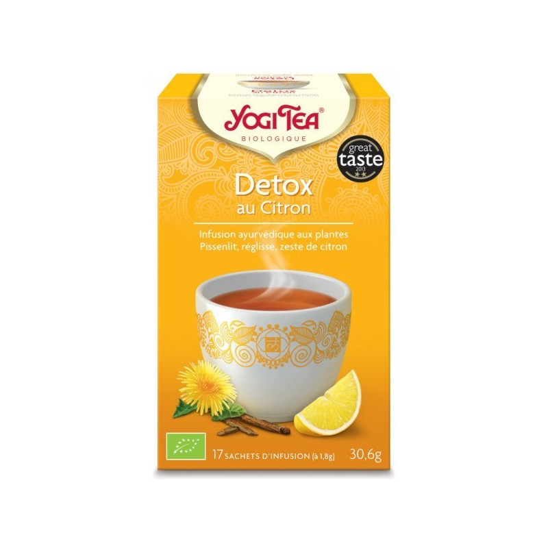 Yogi Tea Detox citron Bio 17 infusions 17 infusions