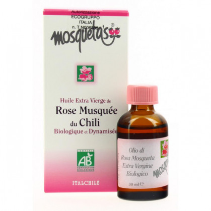 Huile Rose Musquée du Chili Mosqueta's 30 ml Flacon spray 30 ml