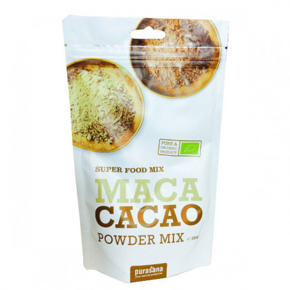Poudre Maca Cacao 200 gr Purasana 200 gr