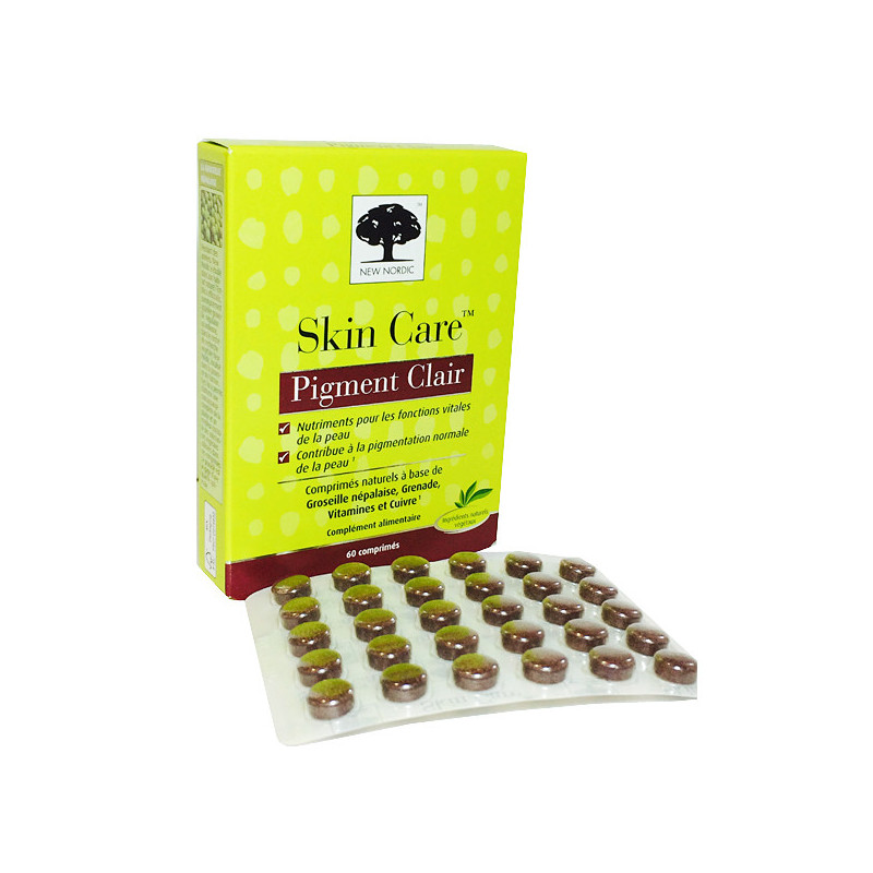 Skin Care Pigment Clair New Nordic 60 comprimés 60 comprimés