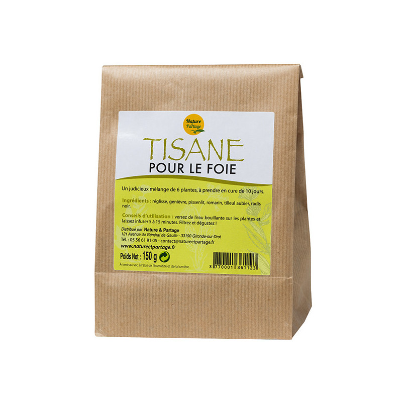 Tisane pour le foie 150 gr Docteur Nature Sachet craft de 150 gr