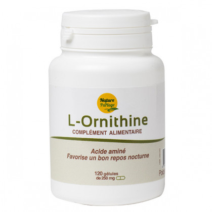 L-Ornithine 120 gél. 250 mg Docteur Nature 120 gélules dosées à 250 mg