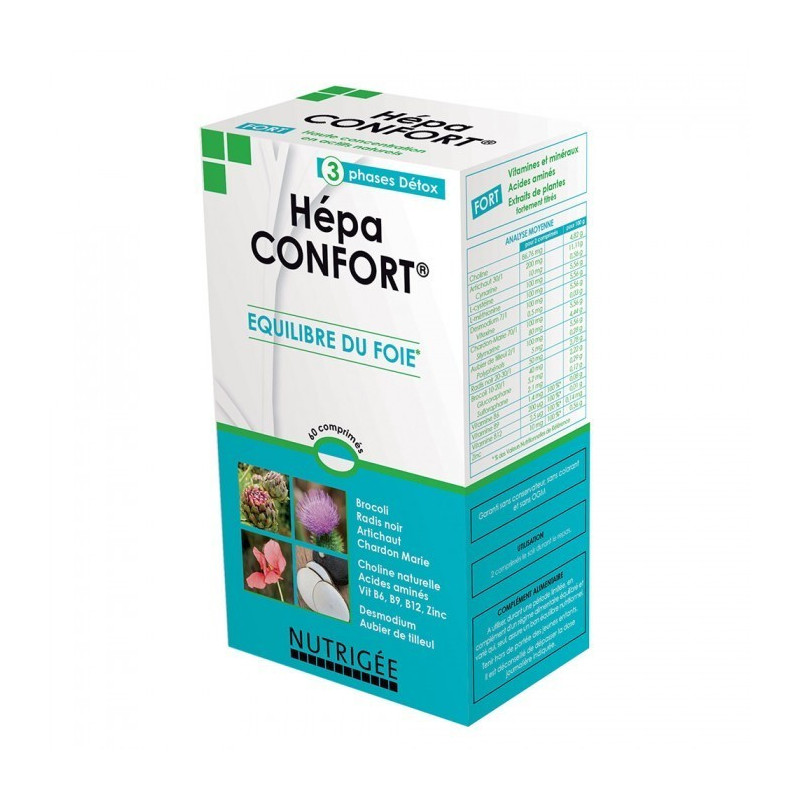 HepaConfort Nutrigée 60 comprimés