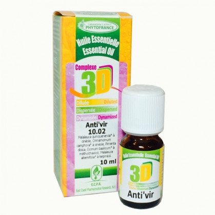 HE 3D - Anti'Vir 10 ml - Phytofrance Flacon 10 ml