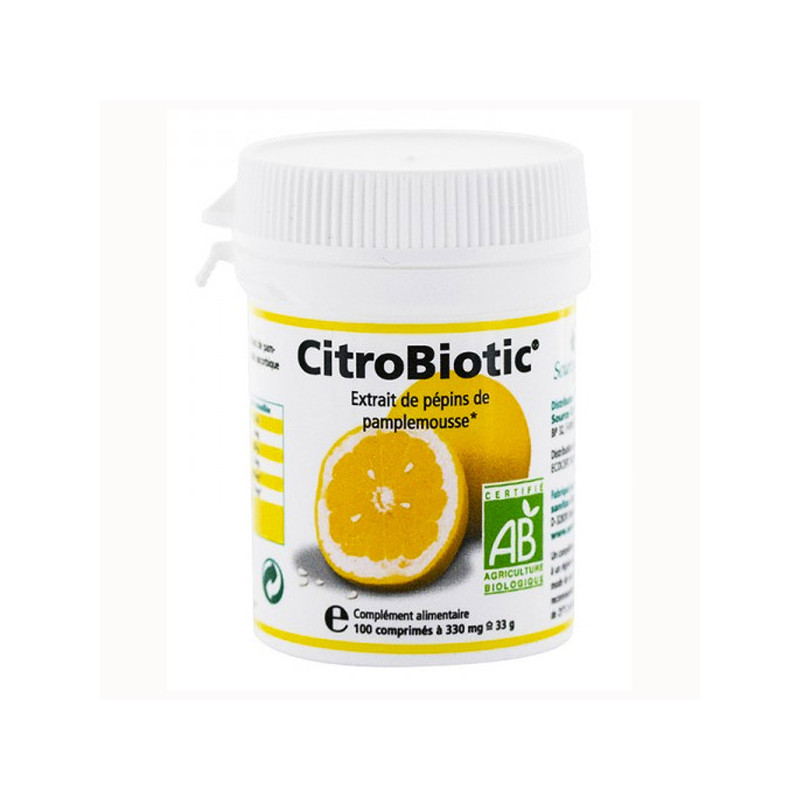 Citrobiotic 100 comprimés Bio 100 comprimés à 330 mg