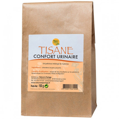 Tisane Confort Urinaire 150 gr Nature et Partage Sachet 150 gr