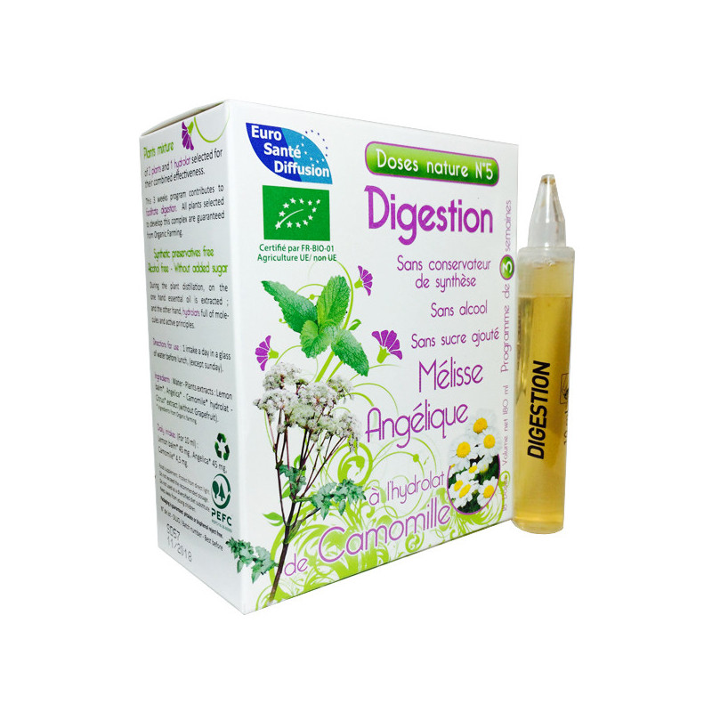 Digestion - Dose nature N°5 ESD 1 boite de 18 doses